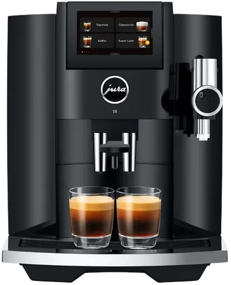 ESPRESSO A CAFE EN GJURA           S8 PIANO BLK EB