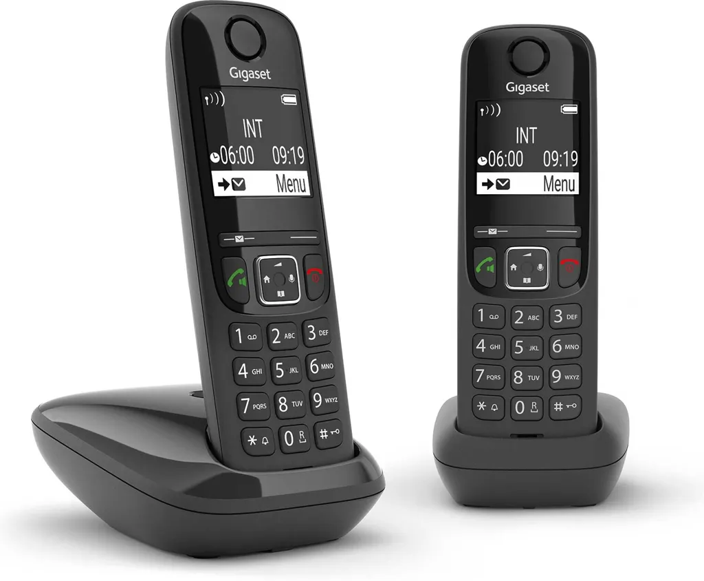 GIGASET Telephone AS690R Duo - Noir