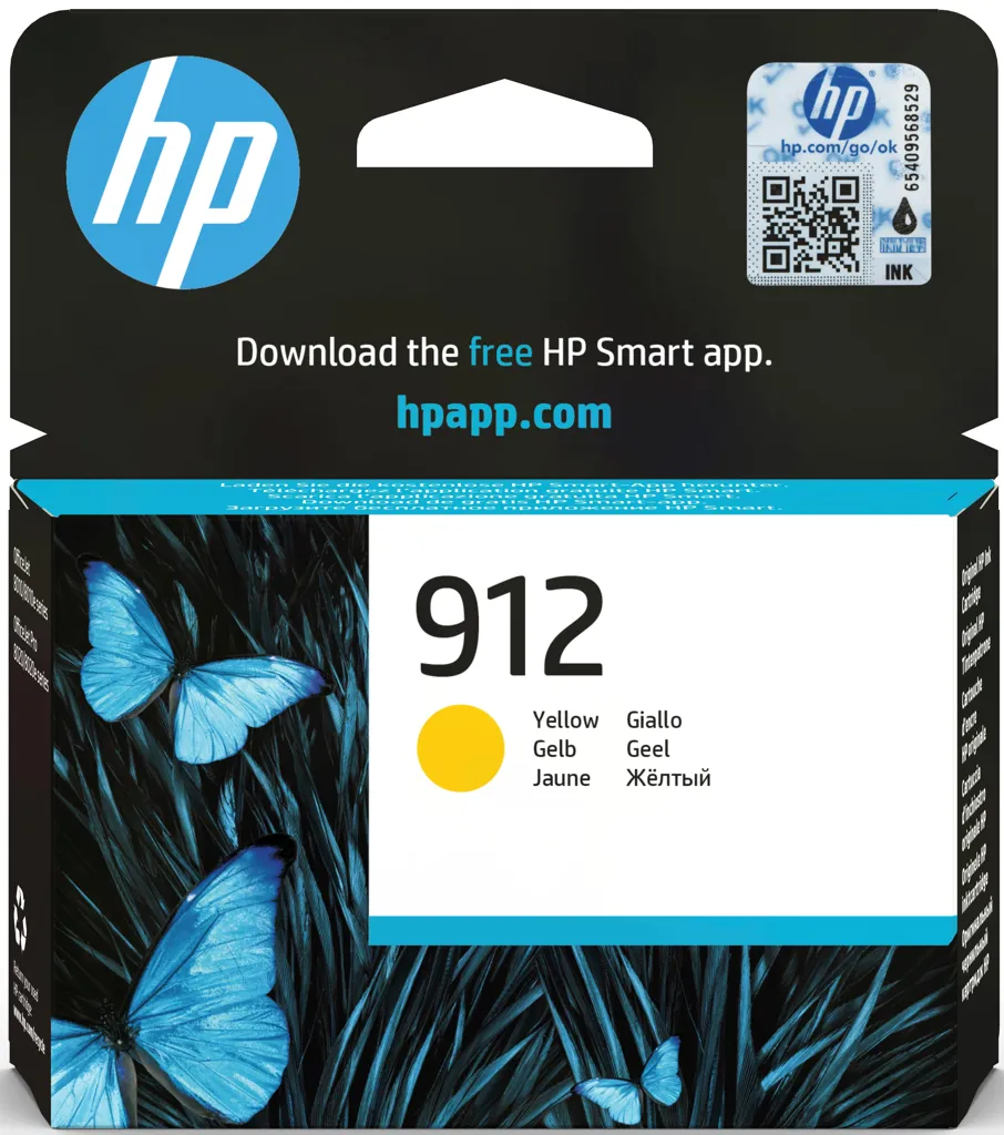 HP Ink cartridge - 912 - Yellow