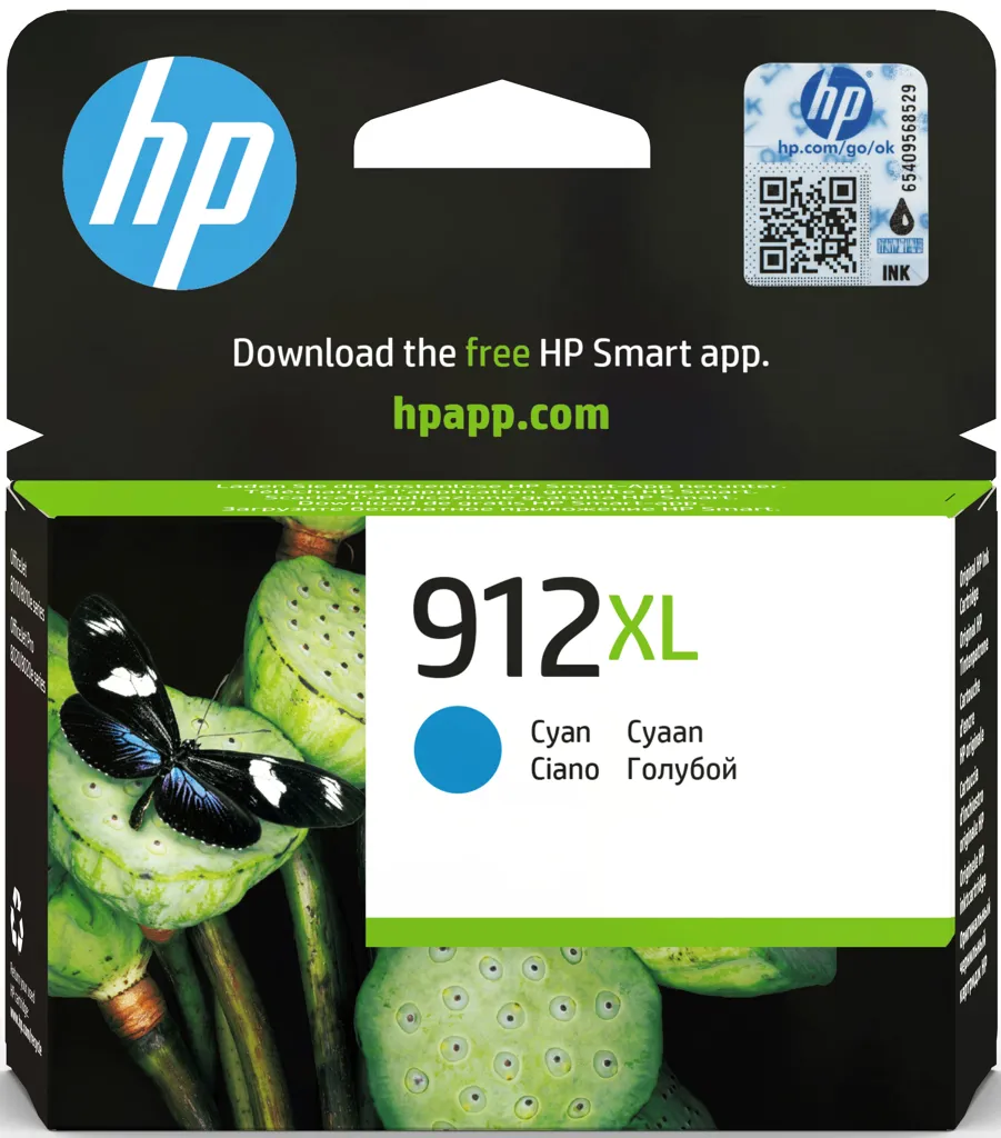 HP Ink cartridge - 912XL - Cyan