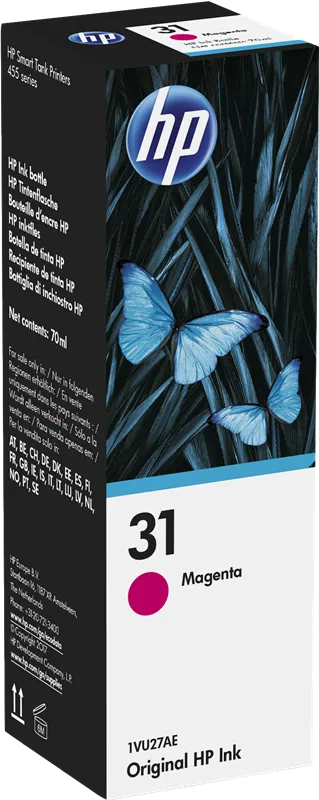 HP ink bottle magenta authentique HP 31 - 1VU27AE