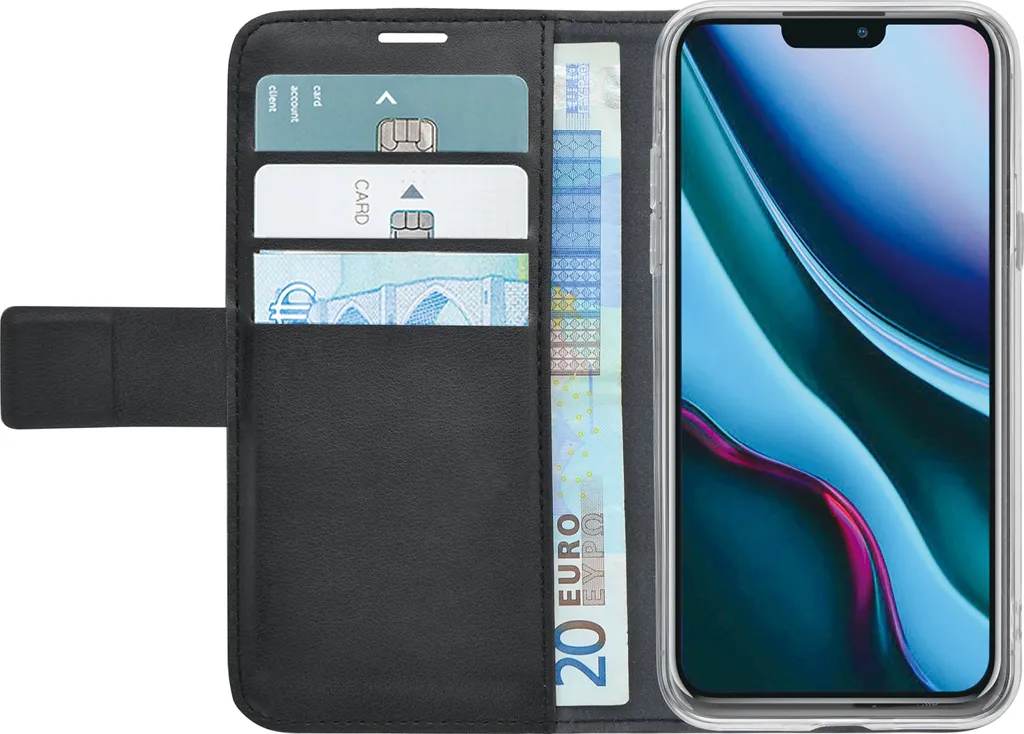 AZURI Wallet-Hülle für iPhone 11 Pro - Schwarz