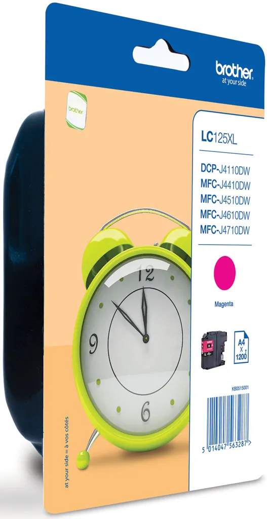 BROTHER Ink cartridge LC-125M XL - Magenta