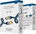 IN-AKUSTIK Cable High Speed HDMI - 3m - Bleu