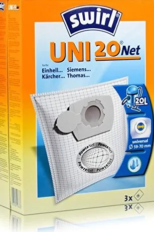 SWIRL Vacuum bag UNI 20 Net
