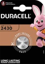 DURACELL Pile bouton lithium CR2430 - 1 pièce
