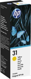 HP Tintenflasche Gelbe authentique HP 31 - 1VU28AE