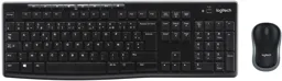 LOGITECH Keyboard + Mouse - Wireless - MK270 - AZERTY (BE) - Black
