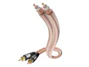 IN-AKUSTIK Inakustik 00304107 0.75m RCA RCA Transparent audio cable