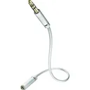 IN-AKUSTIK audio cable [1x Jack mâle 3.5 mm - 1x Jack Female 3.5 mm] 3 m