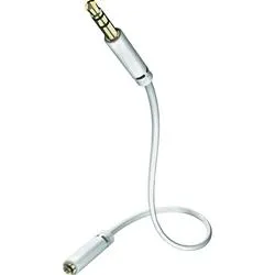 IN-AKUSTIK audio cable [1x Jack mâle 3.5 mm - 1x Jack Female 3.5 mm] 3 m
