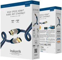 IN-AKUSTIK High Speed HDMI Cable - 3m - Blue